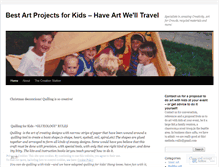 Tablet Screenshot of haveartwelltravel.wordpress.com