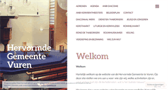 Desktop Screenshot of hervormdegemeentevuren.wordpress.com