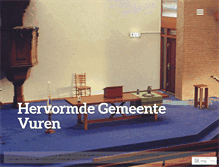 Tablet Screenshot of hervormdegemeentevuren.wordpress.com