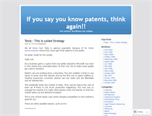 Tablet Screenshot of 321patent.wordpress.com