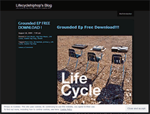 Tablet Screenshot of lifecyclehiphop.wordpress.com