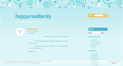 Desktop Screenshot of happymealfamily.wordpress.com