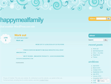 Tablet Screenshot of happymealfamily.wordpress.com