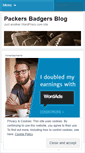 Mobile Screenshot of packersbadgers.wordpress.com
