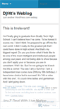 Mobile Screenshot of djf4t.wordpress.com