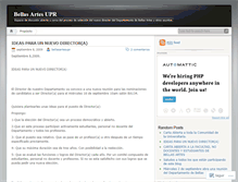 Tablet Screenshot of bellasartesupr.wordpress.com