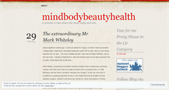 Desktop Screenshot of mindbodybeautyhealth.wordpress.com