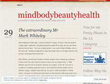 Tablet Screenshot of mindbodybeautyhealth.wordpress.com