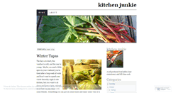 Desktop Screenshot of kitchenjunkie.wordpress.com