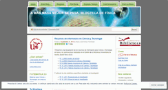Desktop Screenshot of blogtecadefisica.wordpress.com