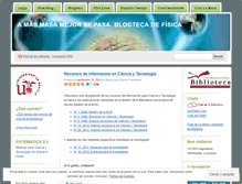 Tablet Screenshot of blogtecadefisica.wordpress.com