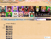 Tablet Screenshot of kawaiimagicstars.wordpress.com