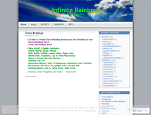 Tablet Screenshot of infiniterainbow.wordpress.com