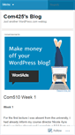 Mobile Screenshot of com425.wordpress.com