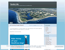 Tablet Screenshot of jonkatz.wordpress.com