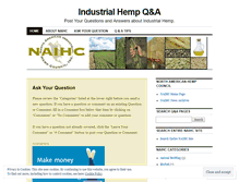 Tablet Screenshot of hemp4victory.wordpress.com