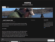 Tablet Screenshot of mistricj.wordpress.com