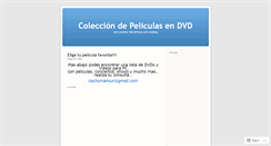 Desktop Screenshot of colecciondepeliculas.wordpress.com