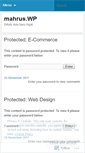 Mobile Screenshot of mahrus.wordpress.com
