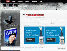 Tablet Screenshot of mahrus.wordpress.com