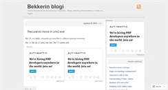 Desktop Screenshot of bekkeri.wordpress.com