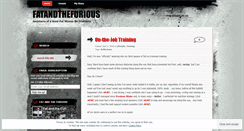 Desktop Screenshot of fatandthefurious.wordpress.com