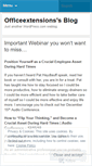 Mobile Screenshot of officeextensions.wordpress.com