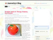 Tablet Screenshot of joannetsy.wordpress.com