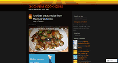 Desktop Screenshot of chickpeascookhouse.wordpress.com