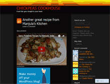 Tablet Screenshot of chickpeascookhouse.wordpress.com