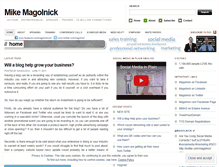 Tablet Screenshot of magolnick.wordpress.com