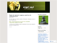 Tablet Screenshot of angelsaul.wordpress.com