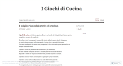 Desktop Screenshot of giochicucina.wordpress.com