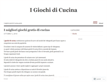 Tablet Screenshot of giochicucina.wordpress.com