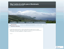 Tablet Screenshot of cuentosdeantanoparanuestrobicentenario.wordpress.com