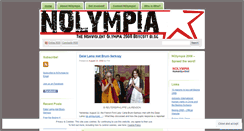 Desktop Screenshot of nolympia.wordpress.com