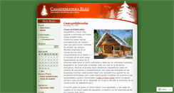 Desktop Screenshot of casasdemadera1.wordpress.com