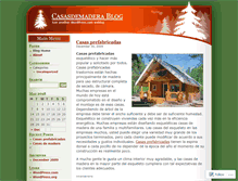 Tablet Screenshot of casasdemadera1.wordpress.com