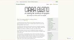 Desktop Screenshot of ciaraelend.wordpress.com