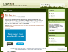Tablet Screenshot of doggydish.wordpress.com