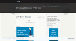 Desktop Screenshot of intimacywithgod.wordpress.com