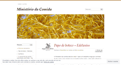 Desktop Screenshot of ministeriodacomida.wordpress.com