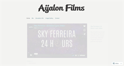 Desktop Screenshot of aijalonfilms.wordpress.com