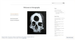 Desktop Screenshot of osteography.wordpress.com