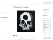 Tablet Screenshot of osteography.wordpress.com
