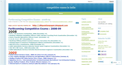 Desktop Screenshot of competitiveexamsinindia.wordpress.com