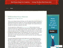 Tablet Screenshot of birdhousesforsale.wordpress.com