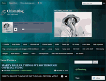Tablet Screenshot of chismblog.wordpress.com