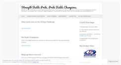 Desktop Screenshot of pridebuildschampions.wordpress.com