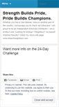 Mobile Screenshot of pridebuildschampions.wordpress.com